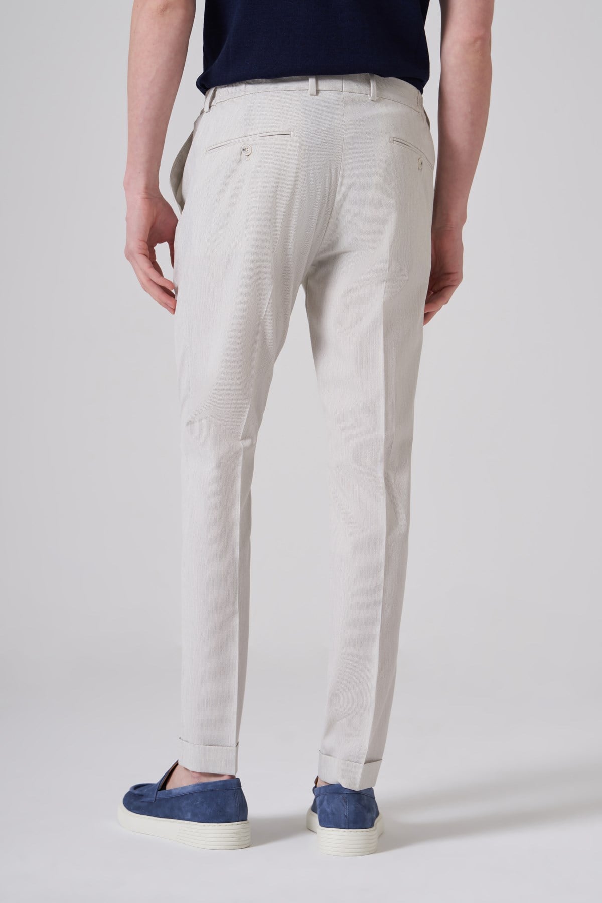 Morven Erkek Taş Trend Slim Fit Yandan Lastikli Pantolon