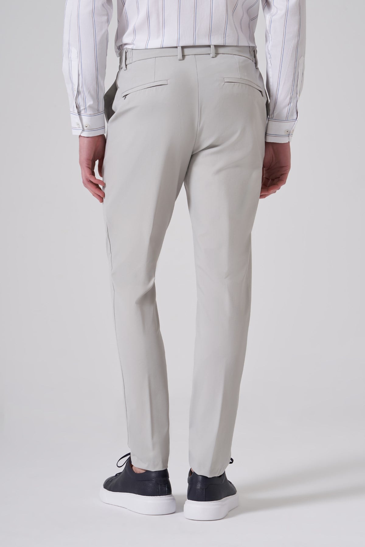 Morven Erkek Taş Trend Yandan Lastikli Slim Fit Pantolon
