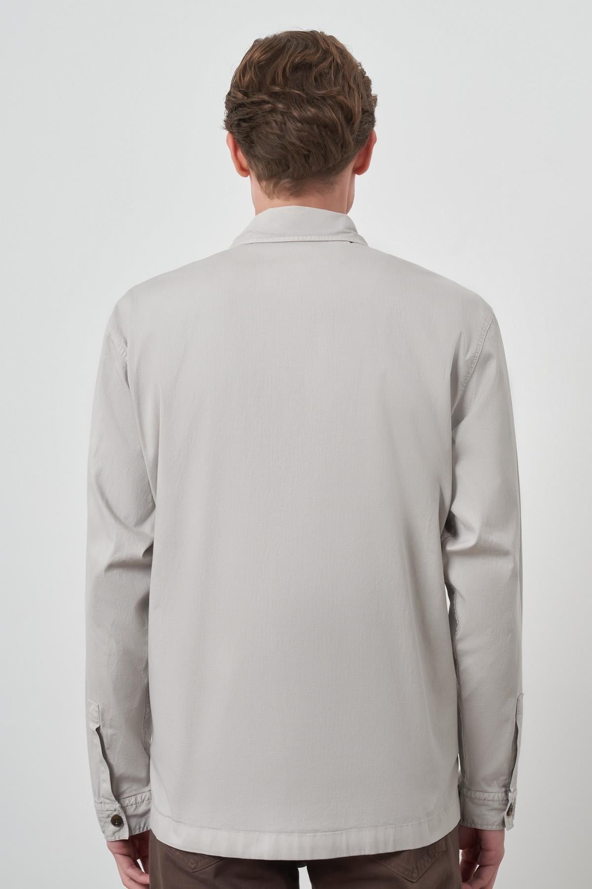 Morven Erkek Taş Worker Gömlek Ceket