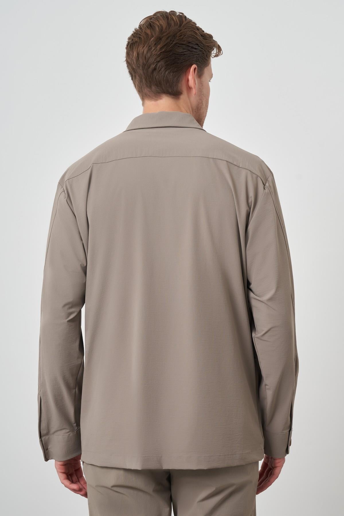 Morven Erkek Vizon Worker Gömlek Ceket