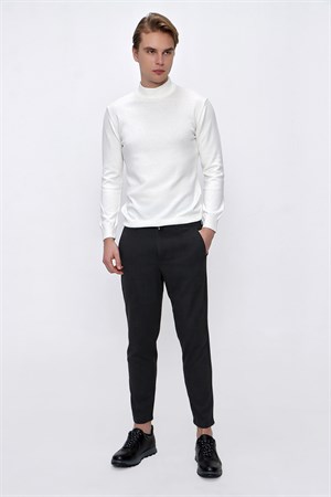 Morven Erkek Antrasit Slim Fit Lastikli Spor Pantolon