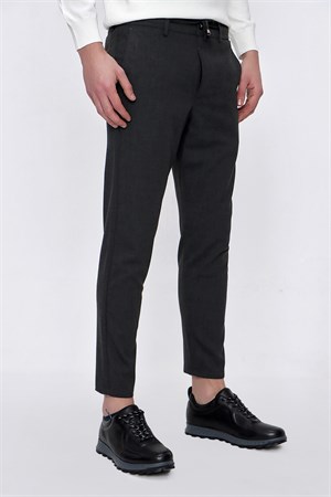 Morven Erkek Antrasit Slim Fit Lastikli Spor Pantolon