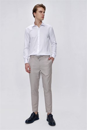 Morven Erkek AÇIK KAHVE Tello Slim Fit Lastikli Spor Pantolon