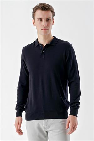 Marine Basic Dinamik Fit Rahat Kesim Polo Yaka HEDİYE KUTULU Triko Kazak