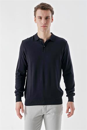 Marine Basic Dinamik Fit Rahat Kesim Polo Yaka HEDİYE KUTULU Triko Kazak