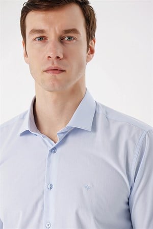 Morven Erkek A. MAVİ Basic Slim Fit Gömlek