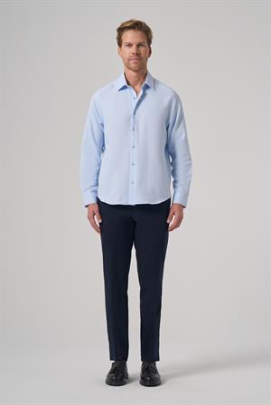 Morven Erkek A. MAVİ Trend Dynamic Fit Sert Yaka Gömlek