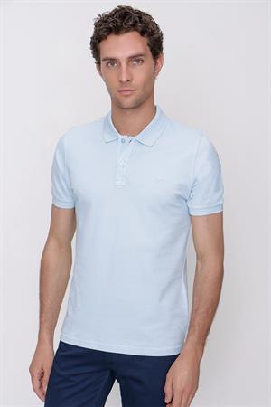 Morven Erkek A. MAVİ Basic Polo Yaka Dynamic Fit T-Shirt