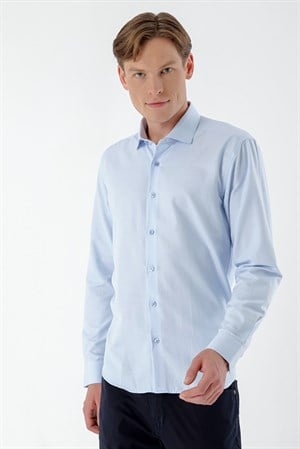Morven Erkek A. MAVİ Şamre Trend Slim Fit Gömlek