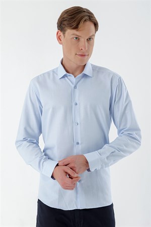 Morven Erkek A. MAVİ Şamre Trend Slim Fit Gömlek