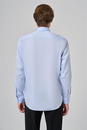 Morven Erkek A. MAVİ Dynamic Fit Sert Yaka Gömlek