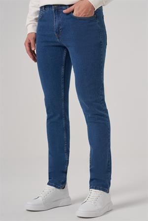 Morven Erkek A. MAVİ Denim 5 Cep Slim Fit Jean Kot Pantolon