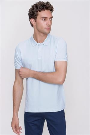 Morven Erkek A. MAVİ Basic Polo Yaka Dynamic Fit T-Shirt