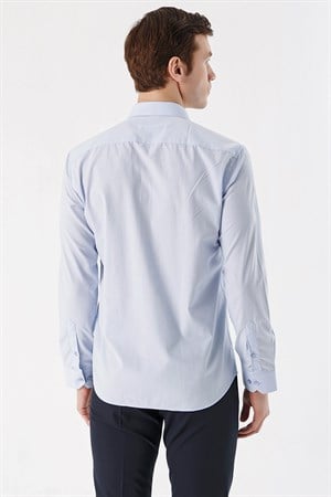 Morven Erkek A. MAVİ Basic Slim Fit Gömlek