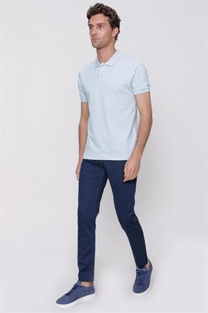 Morven Erkek A. MAVİ Basic Polo Yaka Dynamic Fit T-Shirt