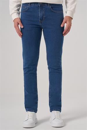 Morven Erkek A. MAVİ Denim 5 Cep Slim Fit Jean Kot Pantolon