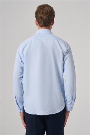 Morven Erkek A. MAVİ Trend Dynamic Fit Sert Yaka Gömlek