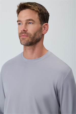 Morven Erkek AÇIK GRİ Bisiklet Yaka Rayon Sweatshirt