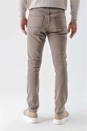 Morven Erkek AÇIK KAHVE Mevsimlik Pamuk 5 Cep Slim Fit Jean Pantolon