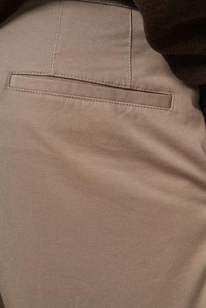 Morven Erkek AÇIK KAHVE Pamuk Yan Cep Slim Fit Chino Pantolon