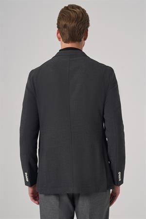 Morven Erkek Antrasit Trend Slim Fit Mono Yaka Ceket