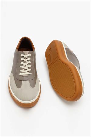 Morven Erkek Bej Mevsimlik Casual Deri Ayakkabı