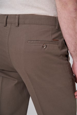 Morven Erkek Bej Pamuk Trend Dynamic Fit Chino Pantolon