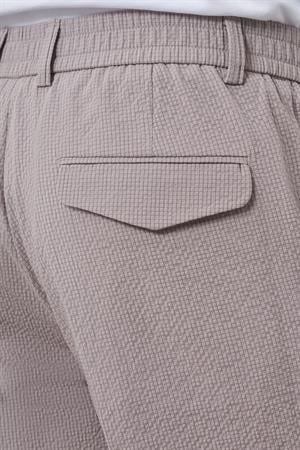 Morven Erkek Bej Polyester Lastikli Trend Slim Fit Pantolon