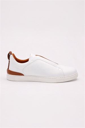 Morven Erkek Beyaz Deri Sneaker Ayakkabı