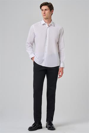 Morven Erkek Beyaz Trend Regular Fit Gömlek
