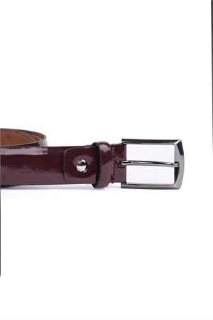 Morven Erkek Bordo Classic Rugan Deri Kemer