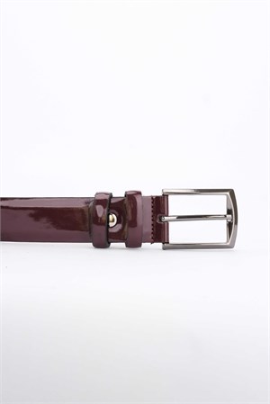 Morven Erkek Bordo Classic Rugan Deri Kemer