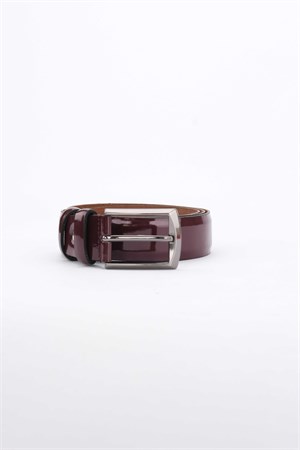 Morven Erkek Bordo Classic Rugan Deri Kemer