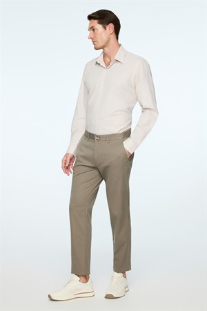 Morven Erkek Çağla Yeşili Pamuk Trend Düz Slim Fit Chino Pantolon