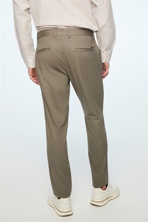 Morven Erkek Çağla Yeşili Pamuk Trend Düz Slim Fit Chino Pantolon