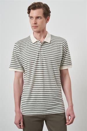 Morven Erkek Çağla Yeşili Trend  Polo Yaka T-Shirt