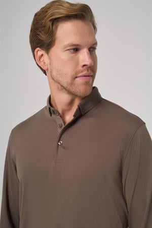 Morven Erkek Çağla Yeşili Trend Polo Yaka Rayon Sweatshirt