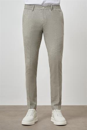 Morven Erkek Çağla Yeşili Trend Tam Lastikli Slim Fit Pantolon