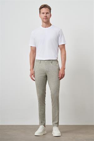 Morven Erkek Çağla Yeşili Trend Tam Lastikli Slim Fit Pantolon