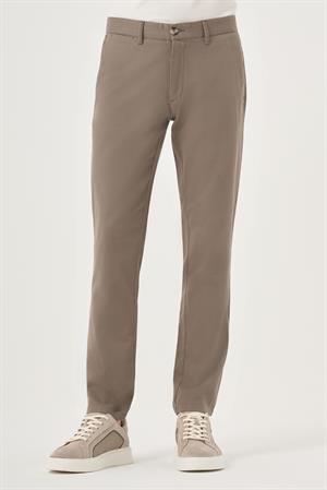 Morven Erkek Çağla Yeşili Yazlık Pamuk Yan Cep Slim Fit Chino Pantolon