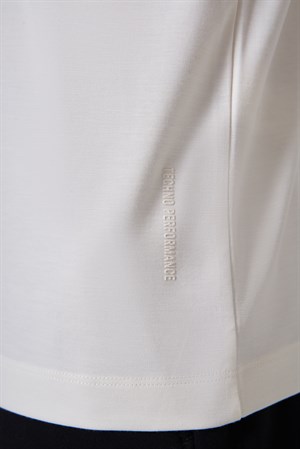 Morven Erkek Ekru Trend  Bisiklet Yaka Rayon Dinamik Fit Tshirt