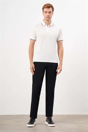 Morven Erkek Ekru Trend Polo Yaka Dynamic Fit T-Shirt