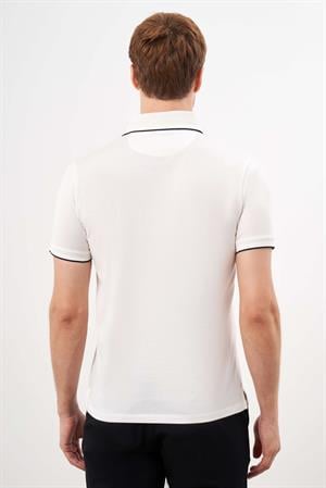 Morven Erkek Ekru Trend Polo Yaka Dynamic Fit T-Shirt