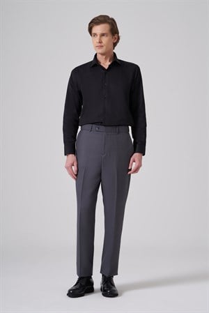 Morven Erkek Füme Basic Düz Dynamic Fit Pantolon