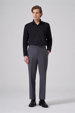 Morven Erkek Füme Basic Düz Dynamic Fit Pantolon