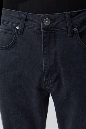 Morven Erkek Füme Denim 5 Cep Slim Fit Jean Kot Pantolon