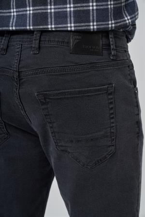 Morven Erkek Füme Denim 5 Cep Slim Fit Jean Kot Pantolon