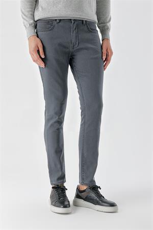 Morven Erkek Füme Mevsimlik Pamuk 5 Cep Slim Fit Jean Pantolon