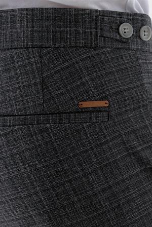 Morven Erkek Füme Poliviskon Trend Ekoseli Slim Fit Classic Pantolon