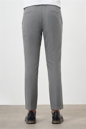 Morven Erkek Füme Poliviskon Trend Pileli Slim Fit Spor Pantolon
